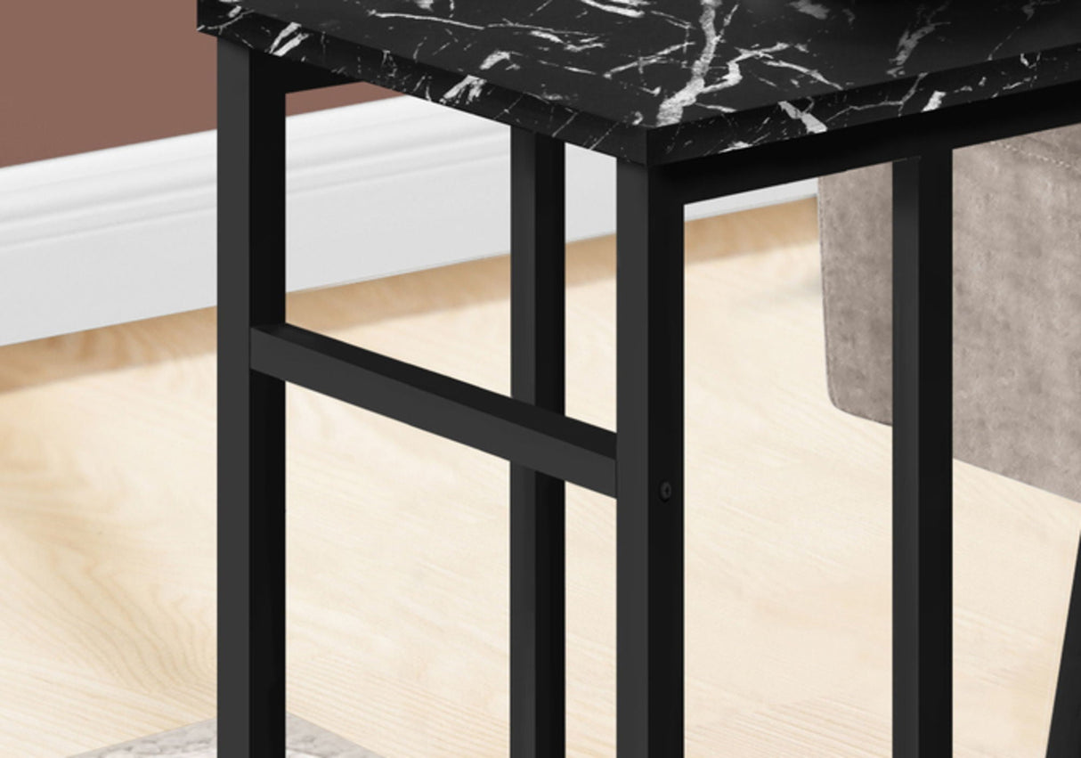 Accent Table, C - Shaped, Modern Design - Black by Couch.com