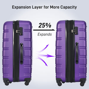 Hardshell Luggage Sets 4 Pieces + Bag Spinner Suitcase With Tsa Lock Lightweight - 16" / 20" / 24" / 28" Luggages by Couch.com