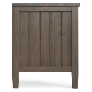 Lev - Low TV Stand - Smoky Brown by Couch.com