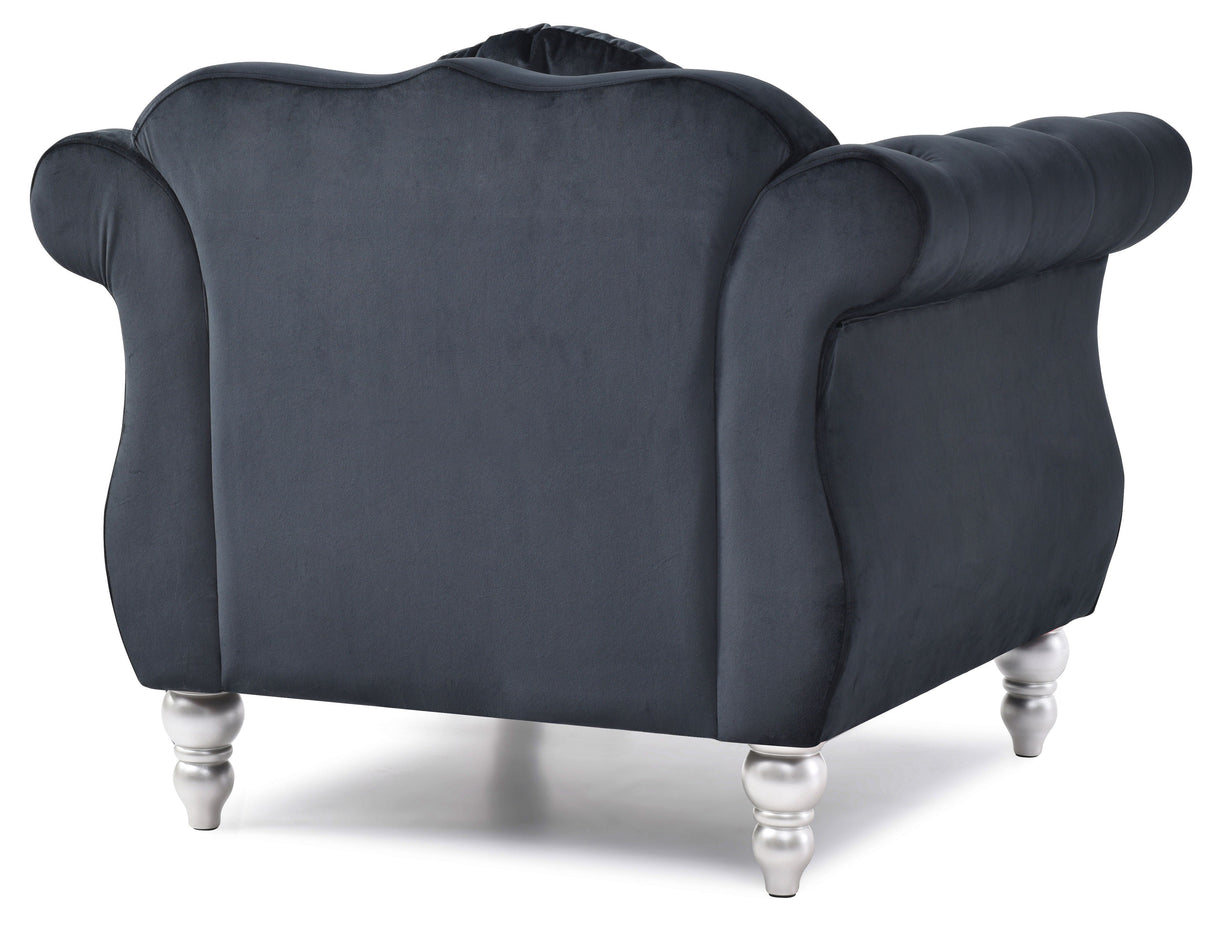 Chic Transitional Flared Arm Chair by Couch.com