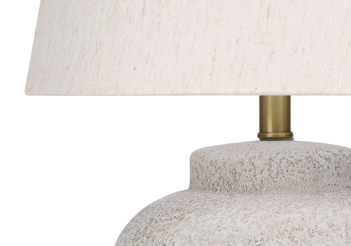 Lighting, Table Lamp, Concrete, Modern - Cream by Couch.com