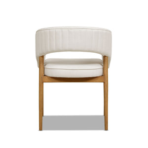 Mirah - Modern Open Barrel Dining Chair by Couch.com