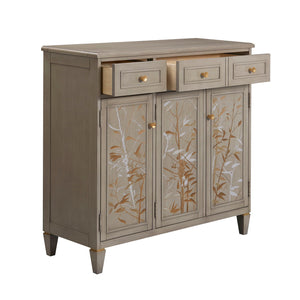Dauphin - Handpainted Entryway Storage Cabinet - Gray Cashmere by Couch.com