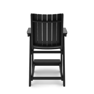 Modern Counter Chair Sleek HDPE Poly Lumber For Dining, Patio, And Garden Comfort by Couch.com