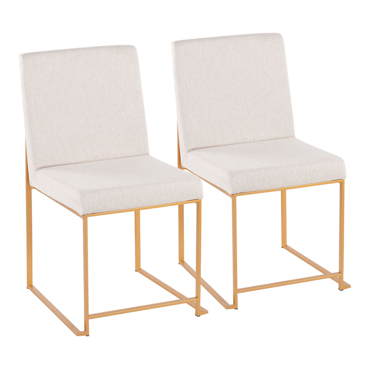 Fuji - Contemporary Stylish Frame, High Back Dining Chair (Set of 2) by Couch.com