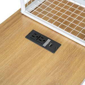 House Frame With Desk, Shelves, Power Outlets And USB Ports by Couch.com