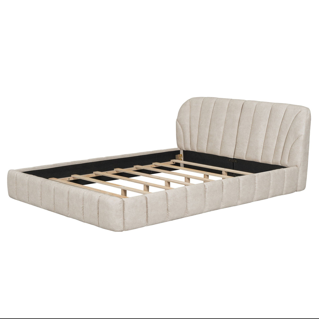 Elegant Design Upholstered Platform Bed by Couch.com