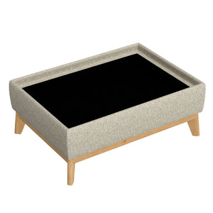 Revel - Reversible Tray Ottoman - Tan by Couch.com