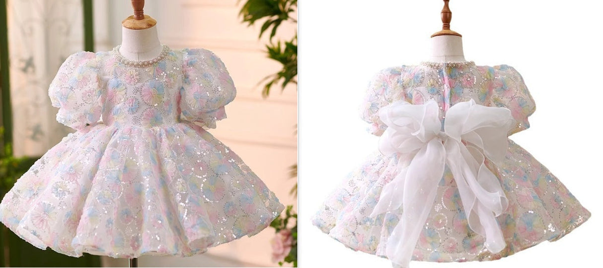 Princess Dress Light Luxury Minority High-end Flower Birthday Host Pettiskirt