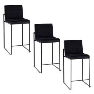 Fuji - Contemporary Modern Elegance, High Back Counter Stool by Couch.com