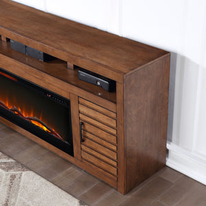 Sausalito - Electric Fireplace TV Stand Console For TVs Up To 95" - Whiskey by Couch.com