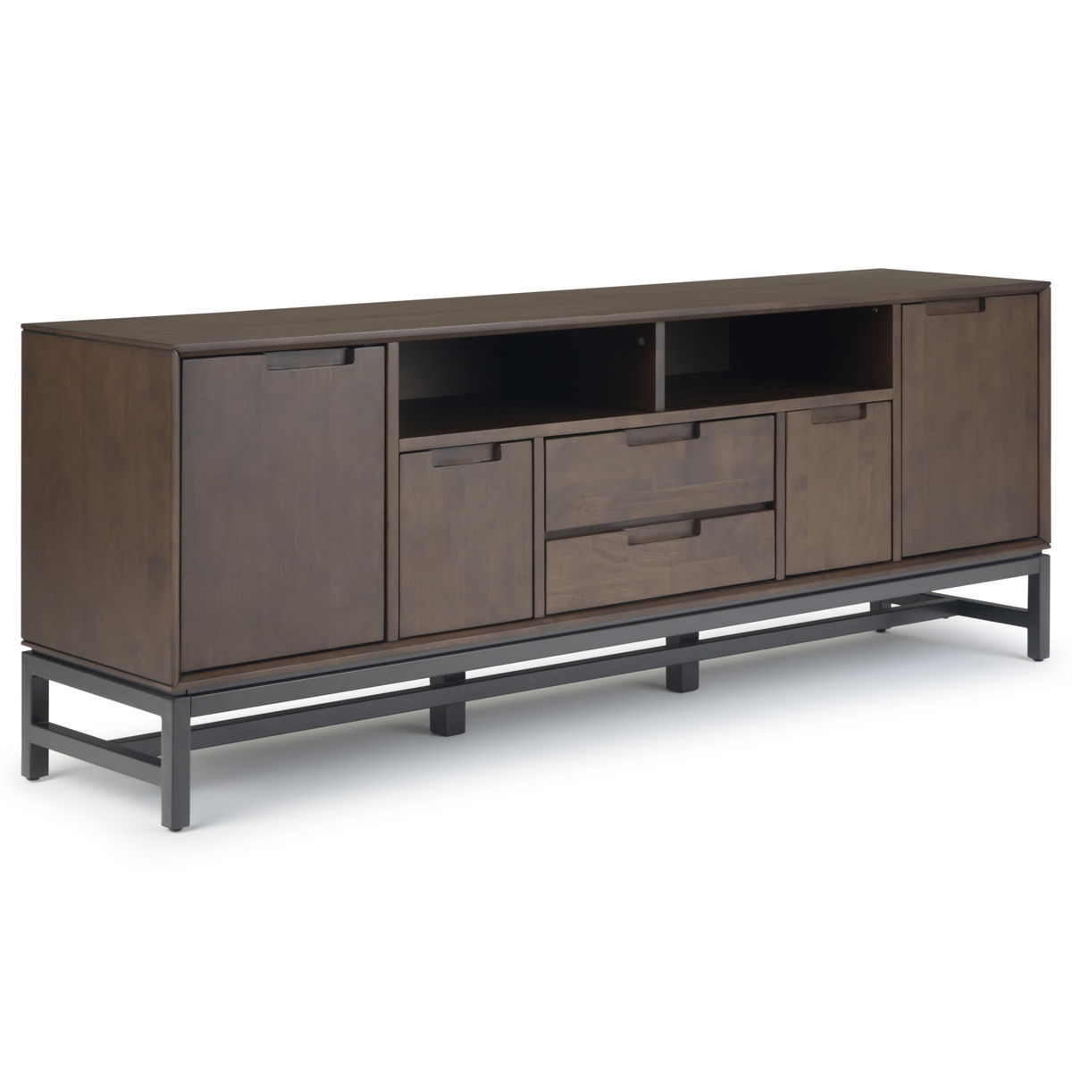 Banting - Mid Century Wide TV Stand - Walnut Brown by Couch.com