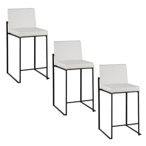 Fuji - Contemporary Modern Elegance, High Back Counter Stool by Couch.com