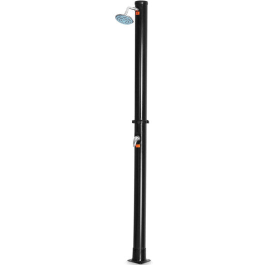 7.2 FT Solar Heated Hot/Cold Shower Spa w/ Base-5.5 Gallon