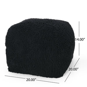 Spongy Microfiber Square Pouf Soft Seating by Couch.com