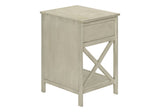 Accent End Table, 2 Tier, Storage Drawer, Transitional Style by Couch.com