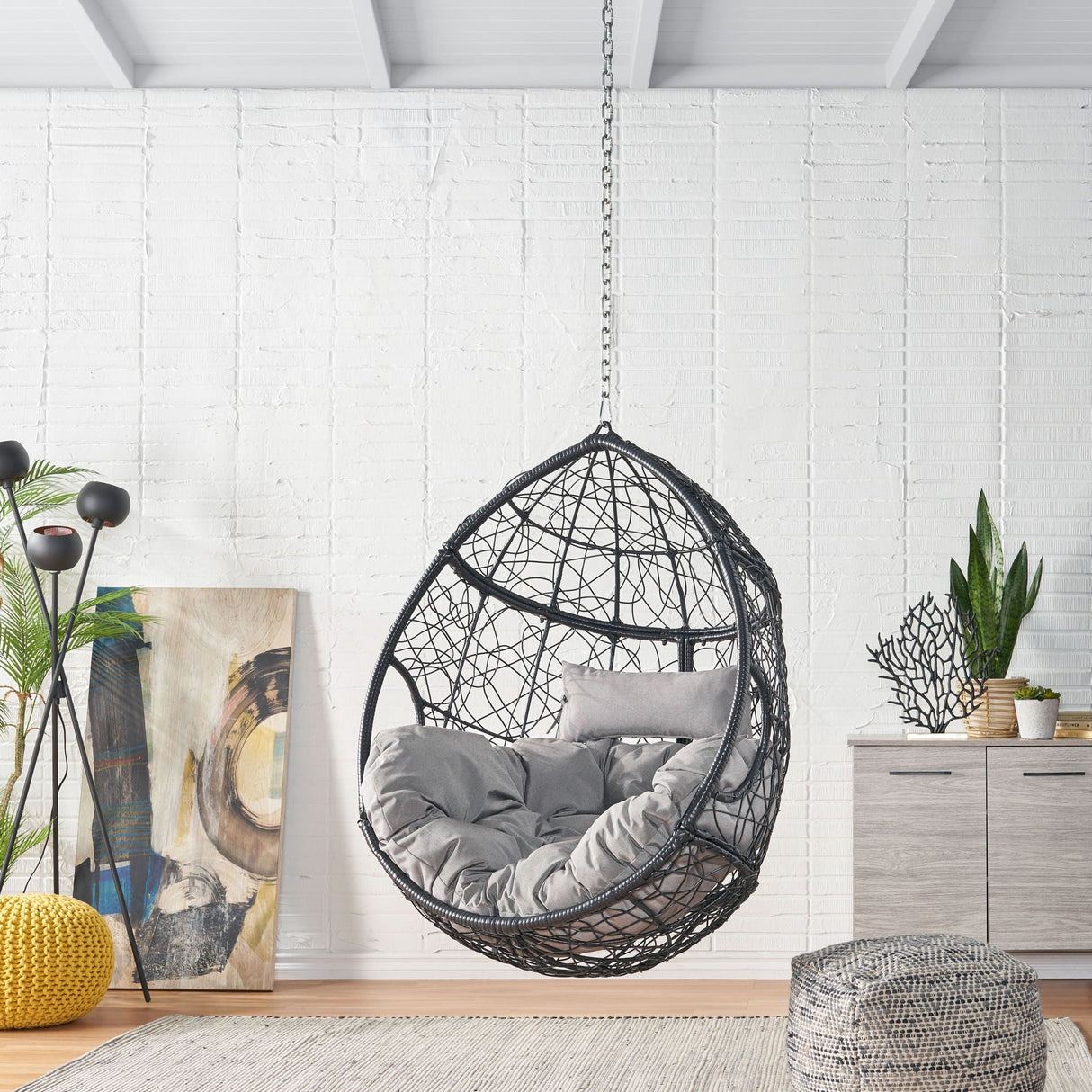 Teardrop Hanging Chair With 8Ft Chain