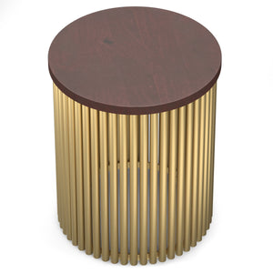 Demy - Handcrafted Metal Accent Table by Couch.com