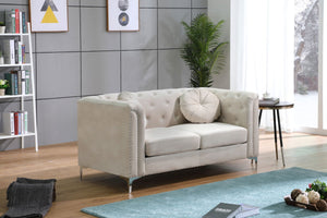 Stylish Sloped Arm Loveseat by Couch.com