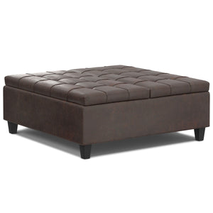 Harrison - Large Coffee Table Storage Ottoman by Couch.com