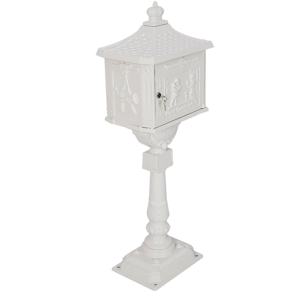 Cast Aluminum Mail Box, Postal Box, Mailbox by Couch.com