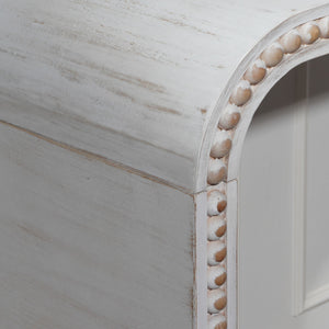 Washed White Console Table, 59in Entryway Table
