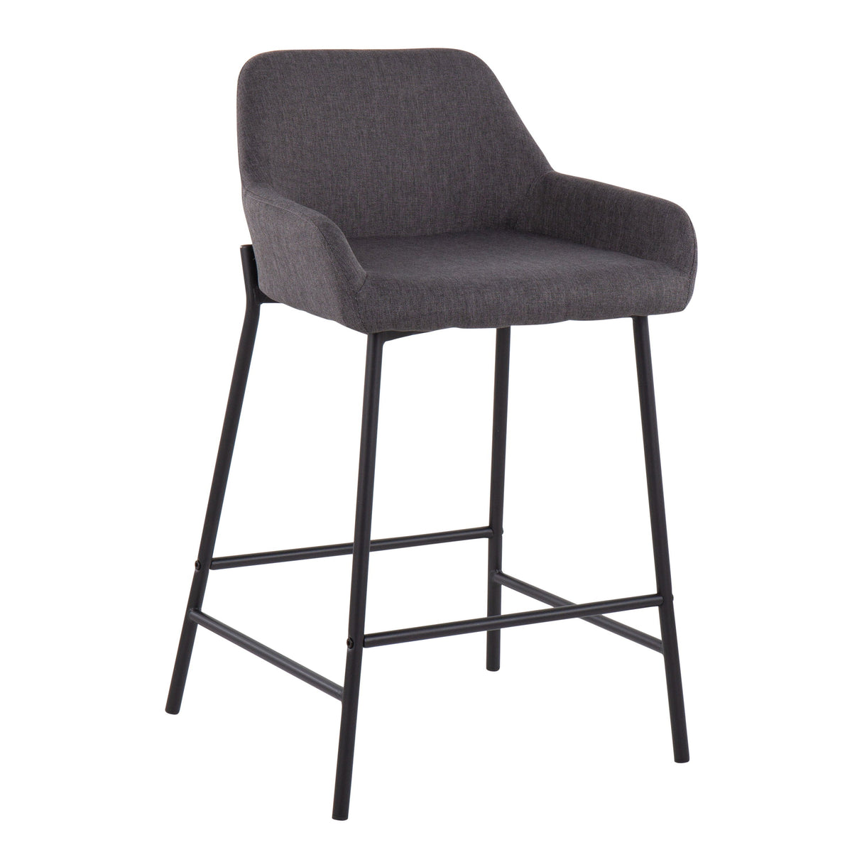 Daniella - Industrial Fixed Height Counter Stool (Set of 2) by Couch.com
