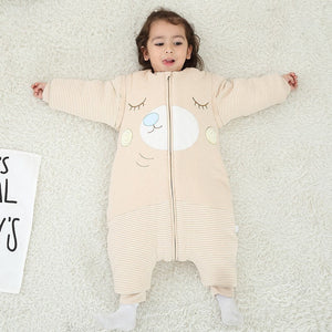 Cartoon Cotton Baby Anti-kick Baby Sleeping Bag