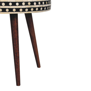 Small Patterned Nordic Style End Table by Couch.com
