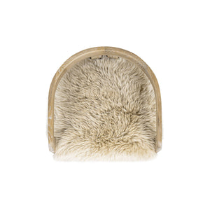 Millwick - Low Back Genuine Fur Counter Stool - Natural Blonde by Couch.com
