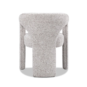 Sydney - Fully Upholstered Barrel Dining Chair - Multi Greige Beige by Couch.com