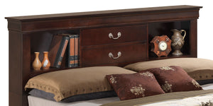 Louis Phillipe - Bookcase Storage Bed by Couch.com