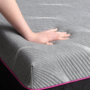 Renew - 11" King Size Flex Head Cooling Fast Responding Latex Foam Mattress - Gray by Couch.com