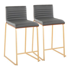 Mason Mara - Contemporary Design Fixed Height Counter Stool (Set of 2) by Couch.com