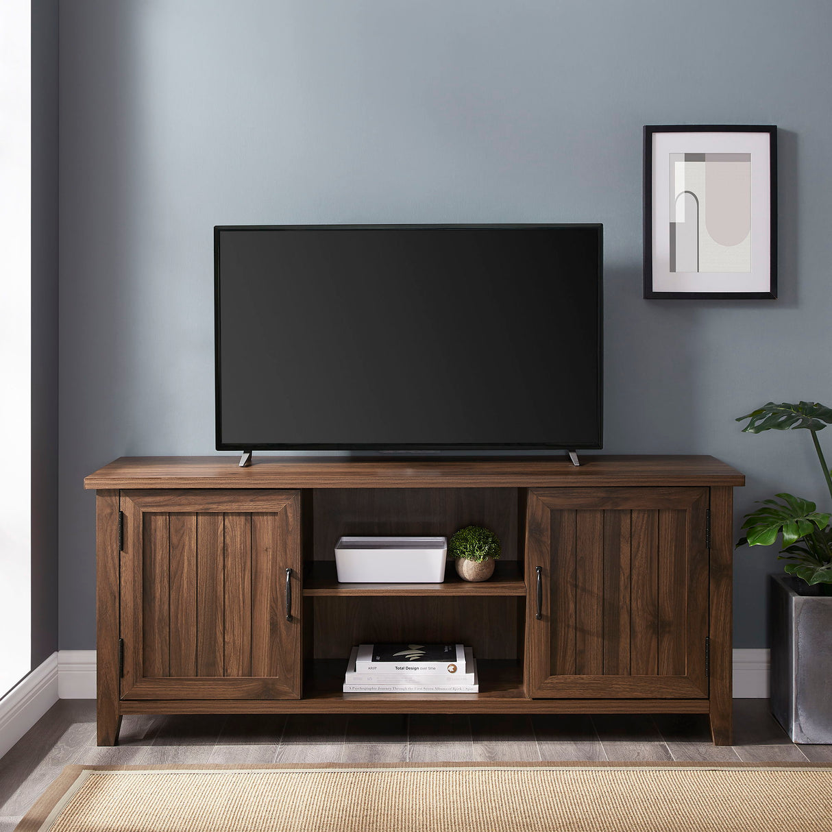 Classic Grooved Door TV Stand For Tvs Up To 65" by Couch.com