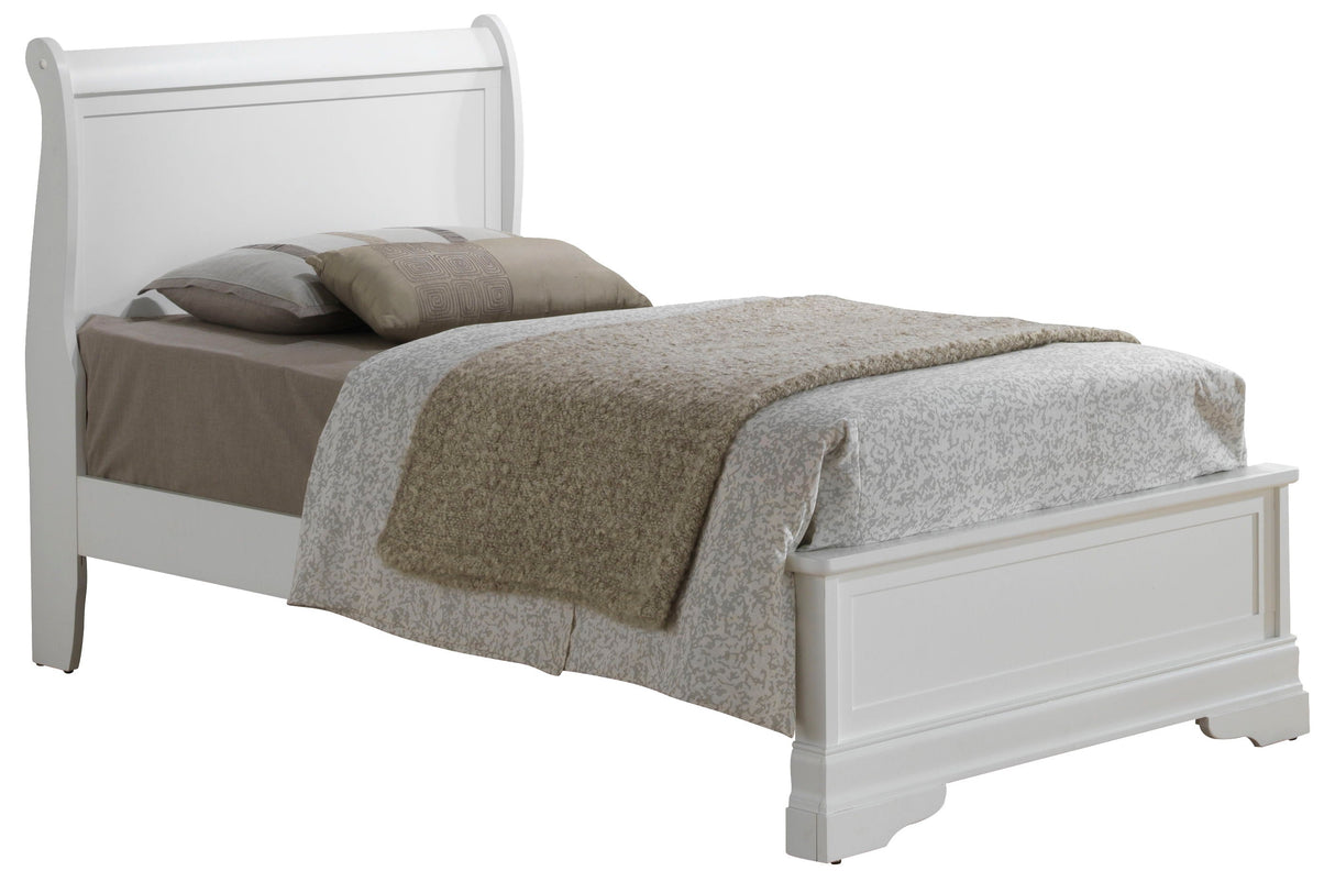 Sleigh Bed With Low Footboard by Couch.com