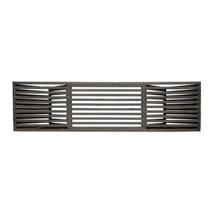 Gloaming Outdoor Bench With Slat Design And Triangular Base
