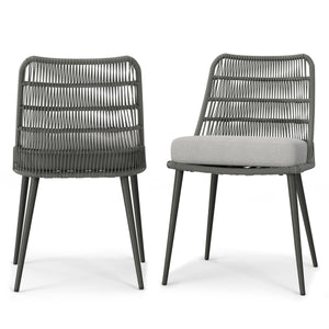 Beachside - Outdoor Dining Chair (Set of 2) - Gray by Couch.com