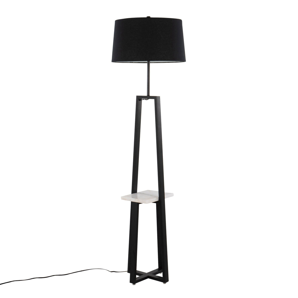 Cosmo - Shelf Contemporary / Glam Floor Lamp by Couch.com