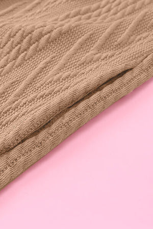 Retro Camel Full Size Drop Shoulder Jacket With Button-Up Design Women Jacket