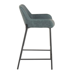 Daniella - Industrial Fixed Height Counter Stool (Set of 2) by Couch.com
