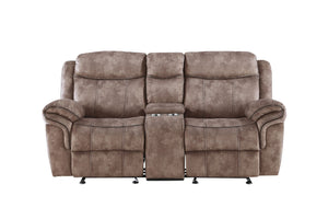 Zubaida - Two Tone 3 Piece Recliner Living Room Set