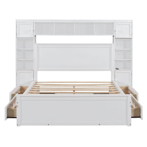 Bed With All In One Cabinet, Shelf And Sockets by Couch.com