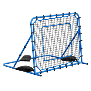 Soccer Rebounder Net, Quick-Switch Angle Soccer Goal Rebounder for Control, Passing Practice, Heavy-Duty Iron Frame & PE Net, Easy Setup Ball Training Aids & Equipment for Teens&Adults,5 x 4 ft