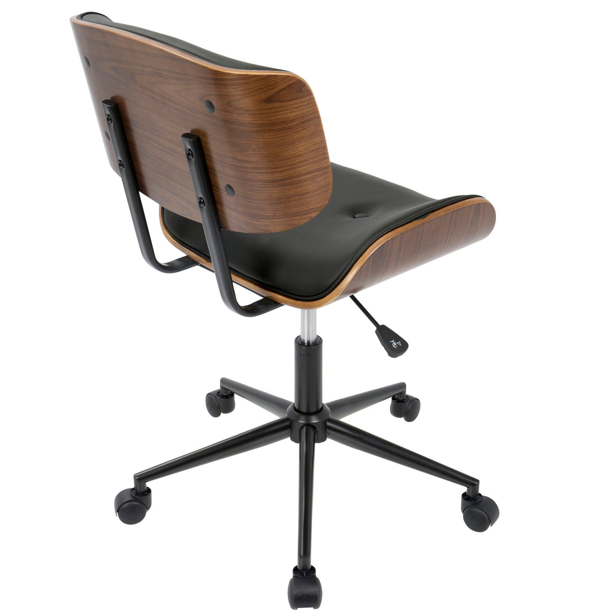 Lombardi - Mid Century Modern Adjustable Office Chair With Swivel by Couch.com