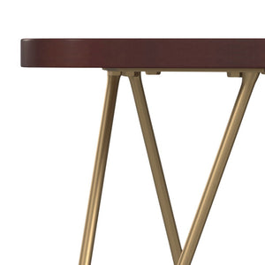 Patrice - Handcrafted Metal And Wood Accent Table by Couch.com