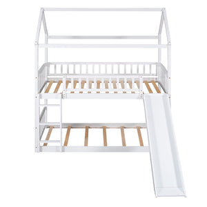 Bunk Bed With Slide, House Bed With Slide by Couch.com