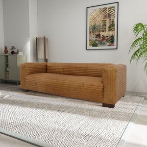 Foster - Waxy Sofa - Tan by Couch.com