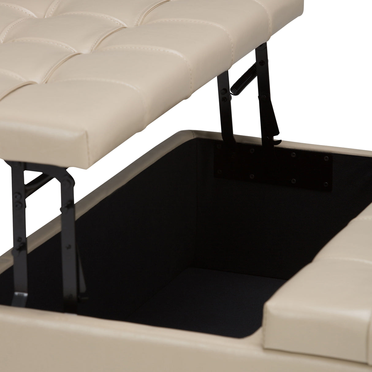 Harrison - Upholstered Coffee Table Storage Ottoman by Couch.com