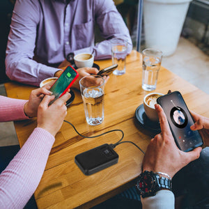 10000mAh Portable Power Bank  Charger Dual USB  Ports with LCD Display by DirectDeals